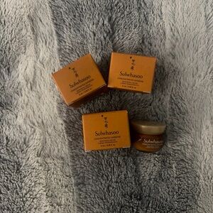 3 Sulwhasoo Concentrated Ginseng Renewing Cream 0.16oz/5ml Total 0.48oz/15ml NIB
